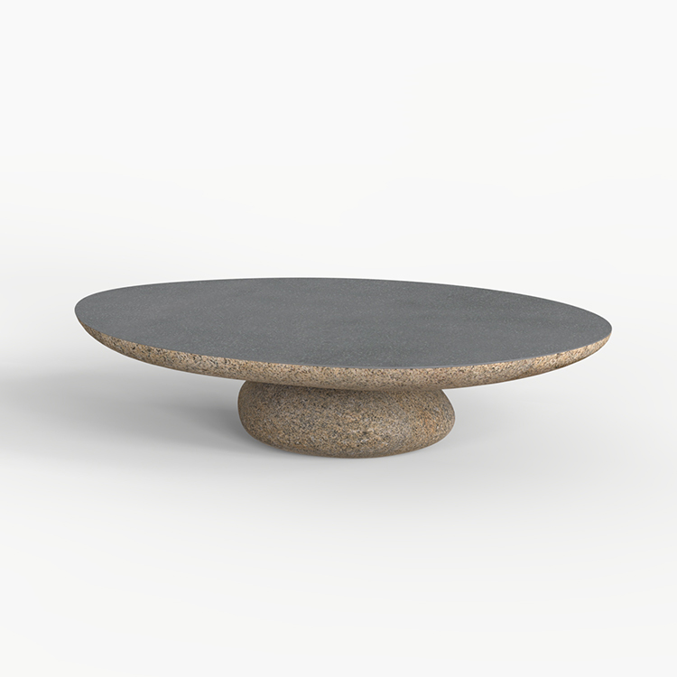 Grey Granite Coffee Table