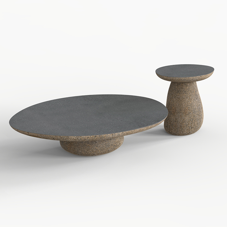 Grey Granite Coffee Table